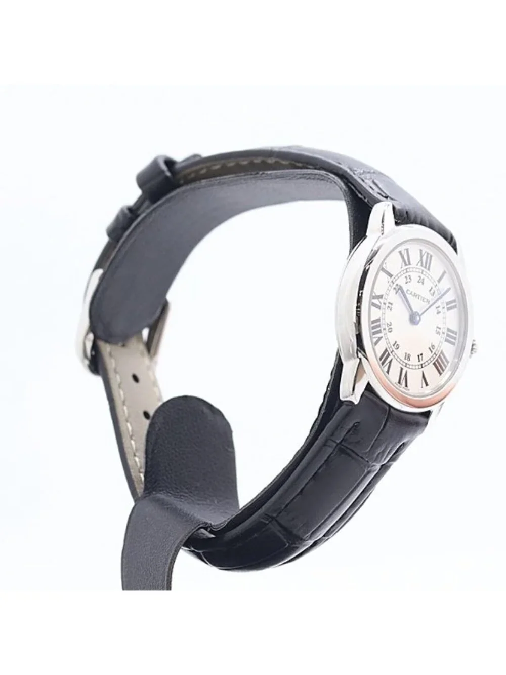 Cartier Hossuke Ronde Solo de SM Quartz Silver Dial Watch